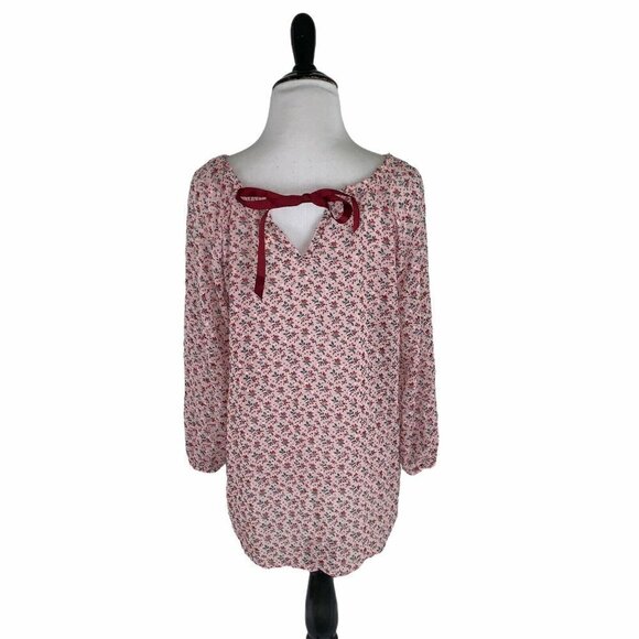 Matilda Jane Women's M Medium Chelsea Top # 18623T NWT Floral Print Semi Sheer - Picture 5 of 8